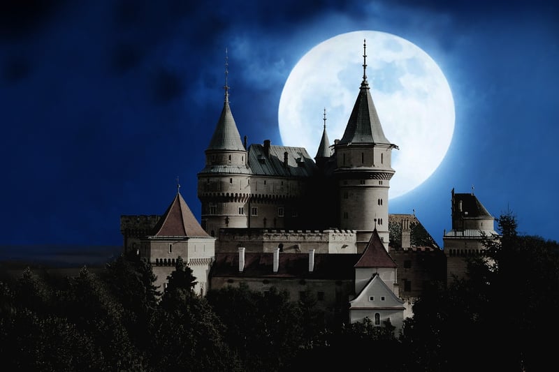 Fairy-Tale Castle Courtyard